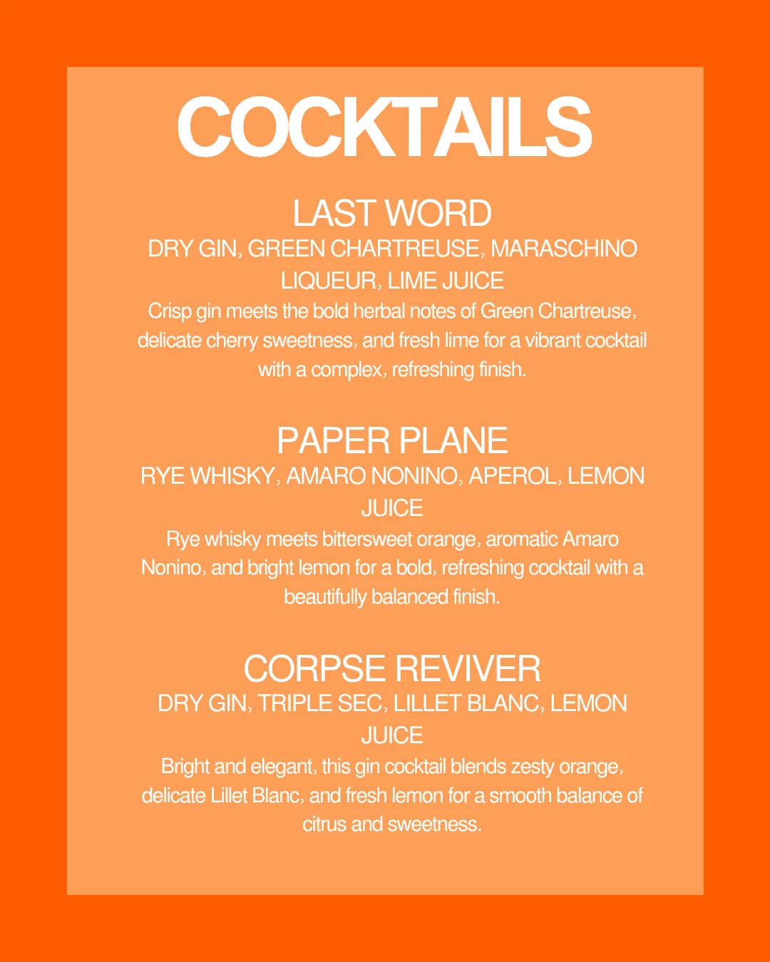 The Perfect Cocktail Class gallery image